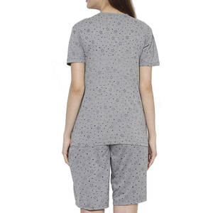 Venta caliente logotipo personalizado señoras gimnasio dos piezas motorista corto conjunto de ropa de mujer ropa de calle conjuntos sueltos para el hogar de las mujeres - Product Image 5