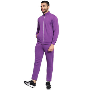 Conjunto Deportivo de 2 Piezas para Hombre, Informal, Cómodo, con Cremallera Completa, Cuello Alto, Diseño Atlético para Correr en Invierno, Ecológico - Product Image 5