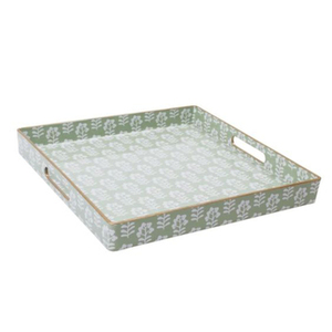 Plateau de nourriture en métal de forme carrée de la meilleure qualité Plateau de service durable élégant idéal pour la décoration intérieure, la cuisine et l'hébergement d'événements - Product Image 1