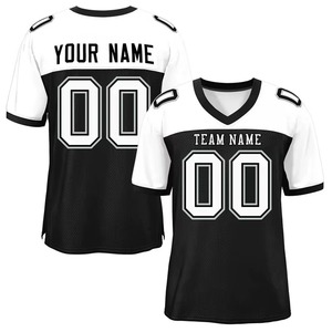 Maillot de football américain par sublimation 2025 Maillot de football américain personnalisé pour homme Maillot de sport col V respirant imprimé pour adultes - Product Image 4