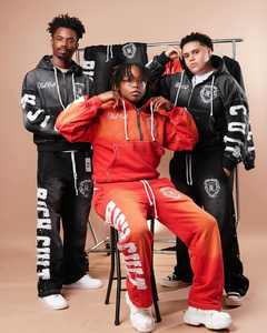 Nouvelle mode de haute qualité grande taille lâche Streetwear Applique rétro en détresse lavage à l'acide Patch recadrée fermeture éclair Boxy Hoodies - Product Image 5