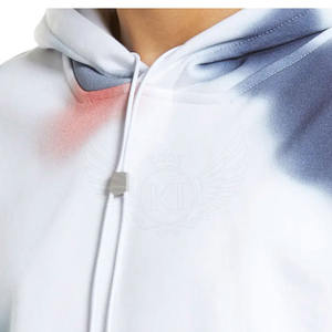 2025 Custom Unisex 100% Cotton Heavyweight Oversize Hoodie Custom Acid Wash French Terry <b>Tie</b>-<b>Dye</b> the Distressed Men Hoodie - Product Image 3