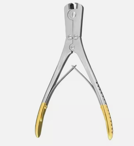 Coupe-fils et aiguilles chirurgicales en carbure de tungstène, coupe-fils frontal et latéral, 18 cm, en acier inoxydable - Product Image 1