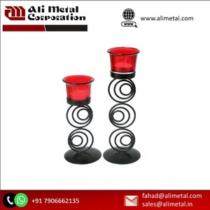 New Home Decoration <b>Candlestick</b> Spinning Tealight Candle Stand <b>Holder</b> Design Fashionable Metal Custom Design Available - Product Image 6