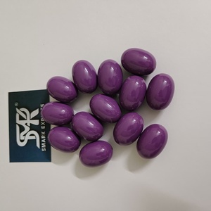 Cuentas de Resina Ovaladas Moradas Premium, Ecológicas y Ligeras para Manualidades, Joyería, Pulseras, Collares y Accesorios Hechos a Mano - Product Image 4