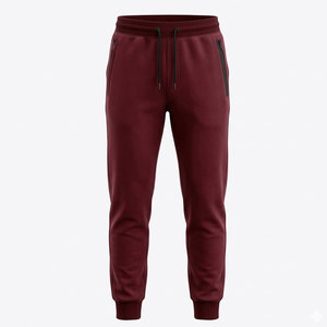 Soft Cotton Blend Men's Sweatpants Comfortable Relaxed Fit Perfect For Fitness Training <b>Lounging</b> And Casual Streetwear - Product Image 1