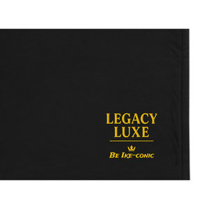 Golden Legacy Sherpa Festival de invierno moderno patrón Sherpa manta logotipo personalizado tejido poliéster y algodón portátil plegado - Product Image 2