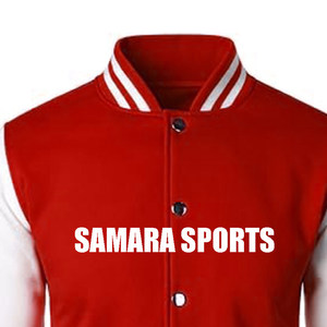 Chenille bordado invierno Varsity béisbol bombardero manga de cuero Letterman Varsity chaquetas para hombres - Product Image 4
