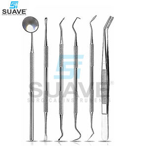 Kit de higiene dental para el cuidado de los dientes, removedor de sarro de placa, escalador, herramientas de cuidado dental de acero inoxidable de SUAVE SURGICAL INSTRUMENTS - Product Image 2