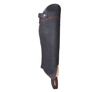 Chaps de haute qualité pour l'équitation, en cuir de vache véritable, équipement en cuir véritable - Product Image 6