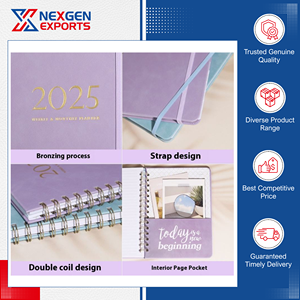 Agenda de Cuero con Espiral de Primera Calidad, Tapa Dura, 80 Hojas, Color Personalizado - Nexgen Exports - Product Image 5