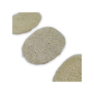 100% juego de depurador de calabaza de lufa hecho a mano de pavo Natural entrega rápida disco de pelado lufa para baño y cara 3 piezas - Product Image 2