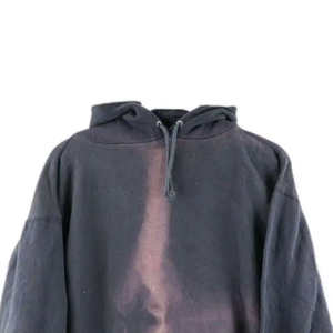 Venta al por mayor de sudaderas con capucha desgastadas para los hombres de color único ropa de calle de los hombres con capucha desgastada para la venta - Product Image 6