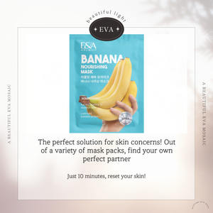 ARUMVIT Nouvelle Arrivée Banane Visage Corps Masque Coréen Soins de la Peau OEM Vente en Gros Vente Chaude EVA MOSAIC Forme de Feuille pour Visage et Corps Masque - Product Image 2