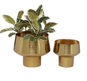 Hecho a mano Metal Oro Lujo Boda Mesa Floreros Piso Metal Decoración Jarrones - Product Image 5