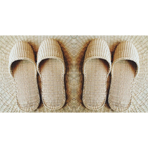 รองเท้าแตะสำหรับใส่ในบ้านรองเท้าแตะแบบแบนทำมือสำหรับโรงแรมดีไซน์ตามสั่งผู้ผลิตจากเวียดนาม - Product Image 2