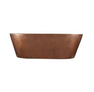 Wholesale Copper <b>Bath</b> Tub Double Slipper Clawfoot Painted Black Exterior Free Standing for Bathroom Use - Product Image 4