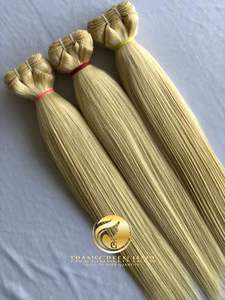 Extensions de Cheveux Humains Vierges de Temple Indien de Couleur Droite, Extensions de Qualité Exportation, Cuticule Dessinée Unique, 22 Pouces, #613, Vente en Gros - Product Image 3