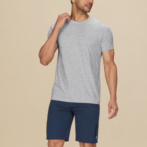 Camiseta Negra Personalizada al por Mayor, 100% Algodón, con Logotipo Impreso, Jersey Liso para Hombre, Manga Corta, Estilo Urbano, Antiarrugas - Product Image 4
