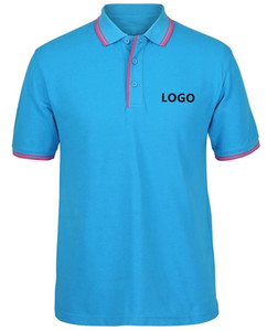 เสื้อโปโลมีปกลายทางเสื้อโปโลแขนสั้นของผู้ชายเสื้อกอล์ฟ - Product Image 3