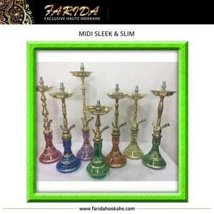 Cachimbas de Lujo Farida en Oferta, Mini Cachimba de Latón con Accesorios, Moderna con Acabado Dorado, Calidad Media-Alta - Product Image 2