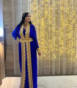 Caftan marocain en vente chaude Abaya et robe de mariée Caftan marocain Meilleur prix de gros Dernière collection sur mesure - Product Image 2