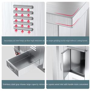 เตาย่างบาร์บีคิวแบบไร้ควันเตาย่างในประเทศแบบพกพาสำหรับการตั้งแคมป์และถังน้ำกลางแจ้ง - Product Image 5
