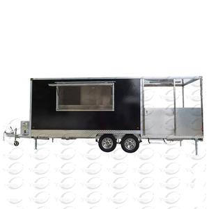 Remolque de comida caliente Helado Furgonetas Camión de comida Carro de remolque Quiosco móvil Concesión Remolque de comida mejores precios - Product Image 3