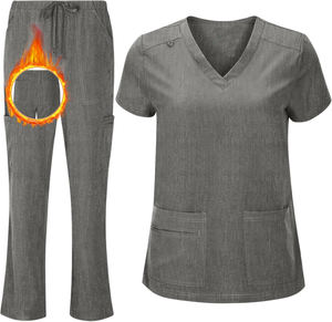 Ensemble d'uniformes personnalisés en coton spandex Pantalons de jogging unisexe pour soins infirmiers médicaux - Product Image 1