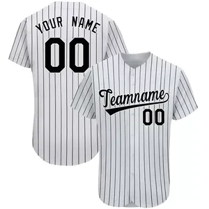 Maillot de baseball personnalisé en gros de haute qualité Oem 100% maillot de baseball à sublimation imprimé en polyester pour hommes - Product Image 5