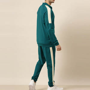 ชุดวอร์มเข้ารูปพิมพ์ลายสำหรับผู้ชายชุดฝึกแบบมีซิปสำหรับฤดูหนาวเสื้อผ้ากีฬาใส่สบายไซส์ใหญ่พิเศษ - Product Image 2