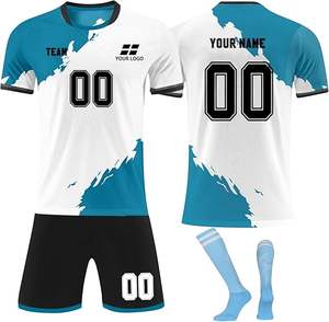 Conjunto de Chándal de Fútbol Personalizado 2024 para Hombre, Transpirable, Estampado, Cómodo, de Dos Piezas, Reversible, Resistente al Viento - Product Image 3