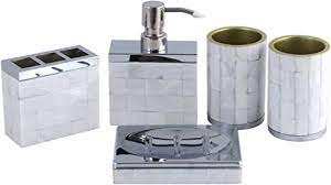 Conjunto de baño con incrustaciones de hueso y accesorio Conjunto de baño de hotel de 3 piezas y tamaño personalizado Producto de gran oferta - Product Image 6