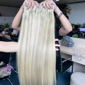 Trama Piano Color Negro natural para Ombre Raw Virgin Remy Extensión de cabello humano 100% Tejido de cabello negro natural - Product Image 5