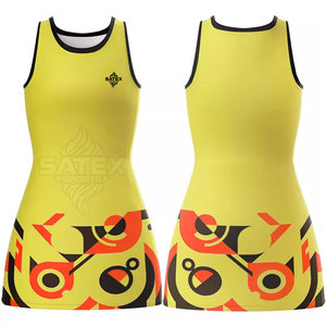 ชุดนักกีฬาเน็ตบอลแบบใหม่ คุณภาพสูง ปรับแต่งได้ SATEX SPORTS สำหรับผู้หญิงและผู้ใหญ่ ผลิตจากโพลีเอสเตอร์ 100% แห้งเร็ว ระบายอากาศได้ดี - Product Image 3