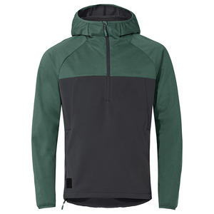 Veste Softshell à Capuche Demi-Zip Premium pour Hommes Vente en Gros Logo Personnalisé Coupe-Vent Randonnée Voyage Vêtement Casual Veste Softshell - Product Image 2