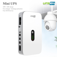 Baterai Lithium 18W 10400mah Mini DC UPS Fase Tunggal 5V 9V 12V 1A 2A untuk Kipas Router WiFi Kamera CCTV