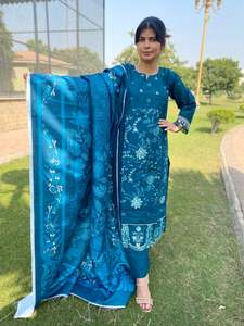 Trajes khaddar listos para usar para mujer, trajes pakistaníes khaddar Shalwar Kameez, vestidos listos para usar, ropa para mujer, trajes khaddar, ropa para mujer - Product Image 2