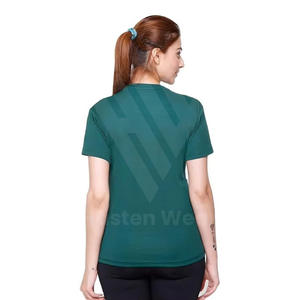 Camisetas Deportivas Vintage de Cuello Redondo para Mujer, Manga Corta, Venta al por Mayor, Ropa de Verano Informal, Camisetas Personalizables - Product Image 4