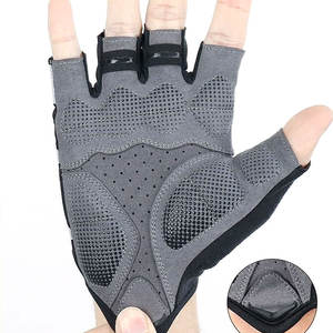 Gants de vélo de route réfléchissants souples et élastiques WEST BIKING, gants de vélo respirants à demi-doigts pour le VTT - Product Image 5