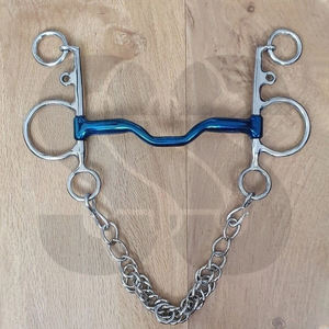 Embouchures de rênes pour chevaux en acier inoxydable multi-articulées, flexibles, antirouille, fabriquées au Pakistan, nouvelle tendance, contrôle double action, pression douce - Product Image 3