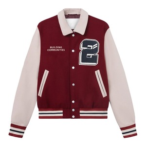 Chaqueta de Invierno Estilo Béisbol Personalizada de Fábrica para Halloween, Moda Escolar y Urbana - Product Image 1