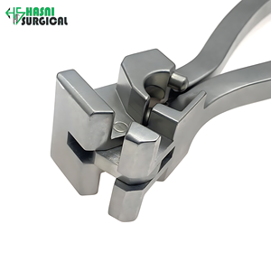 Pince à plier les plaques orthopédiques professionnelle, forceps à plier les os, acier inoxydable - Product Image 6