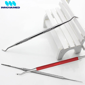Stainless Steel Podiatry Curettes and <b>Files</b> Set Double Sided Ingrown Toenail Treatment Pedicure Instrument Kit by Innovamed - Product Image 5