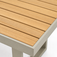 Komplett aus Aluminium Gefertigtes Langlebiges Wasserdichtes Modernes Outdoor-Sofa-Set 5-teilig mit Komfortablen Kissen für Garten, Terrasse, Wohnzimmer & Esszimmer