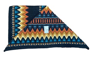 Nueva tendencia, manta de sillín de caballo de lana de calidad superior, diseño personalizado, manta ecuestre occidental para productos de tachuelas para montar a caballo - Product Image 5