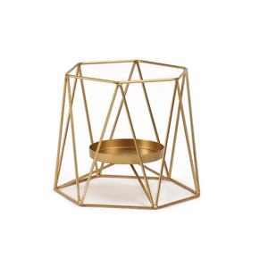 Ot-Soporte de vela de metal dorado para artículos decorativos del hogar y tamaño personalizado, precio barato con oferta - Product Image 3