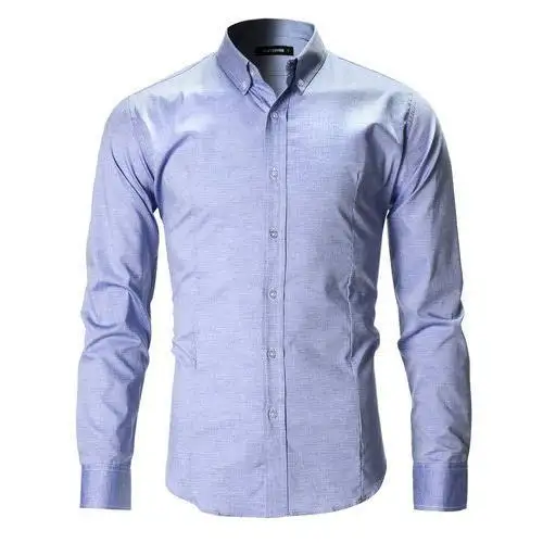 New Arrival 100% Export Oriented Wholesale Cheap Price Plain Full Sleeve Formal Button Down Shirts For Mens From Bangladesh