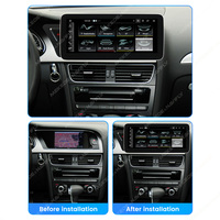 MEKEDE MNX Layar Radio Mobil Android Pemutar DVD Mendukung Dvr Dsp Wifi 4g DAB OBD untuk Audi A4 2009-2016 Resolusi 1920*720P