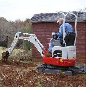 Miniexcavadora Takeuchi TB210R de 1.1T con Controles de Joystick Pilotados - Product Image 1